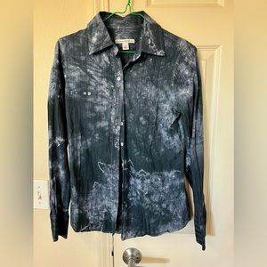 Banana Republic Custom Tie Dye Long Sleeve Small